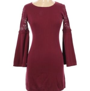 Octavia sweater dress cranberry